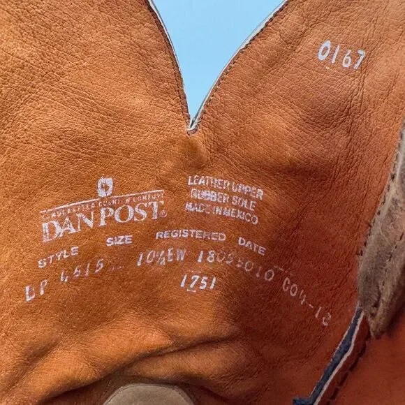 Dan Post Thin Blue Line USA Boot - Picture 10 of 12